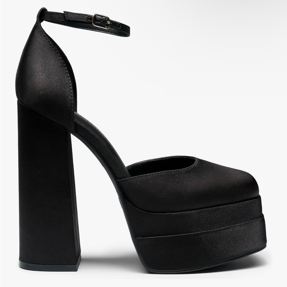 Elegant Black Platform Heels